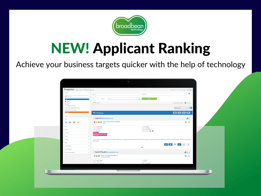 a graphic of applicant ranking