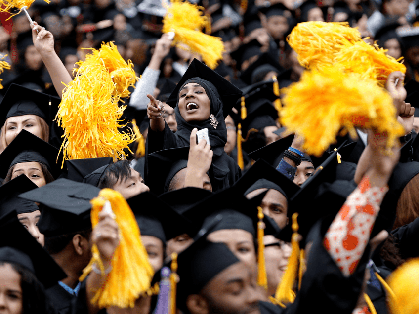 an image of a group of students at their graduation