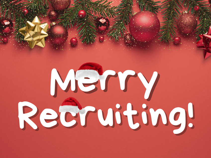 an image of a merry recruiting graphic