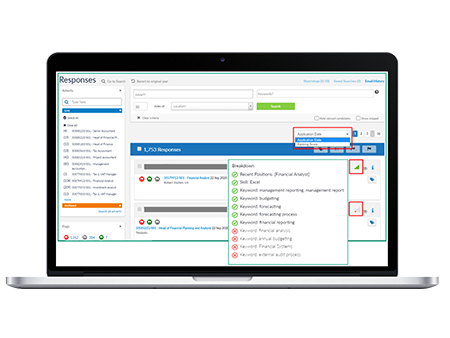 product suite applicant ranking